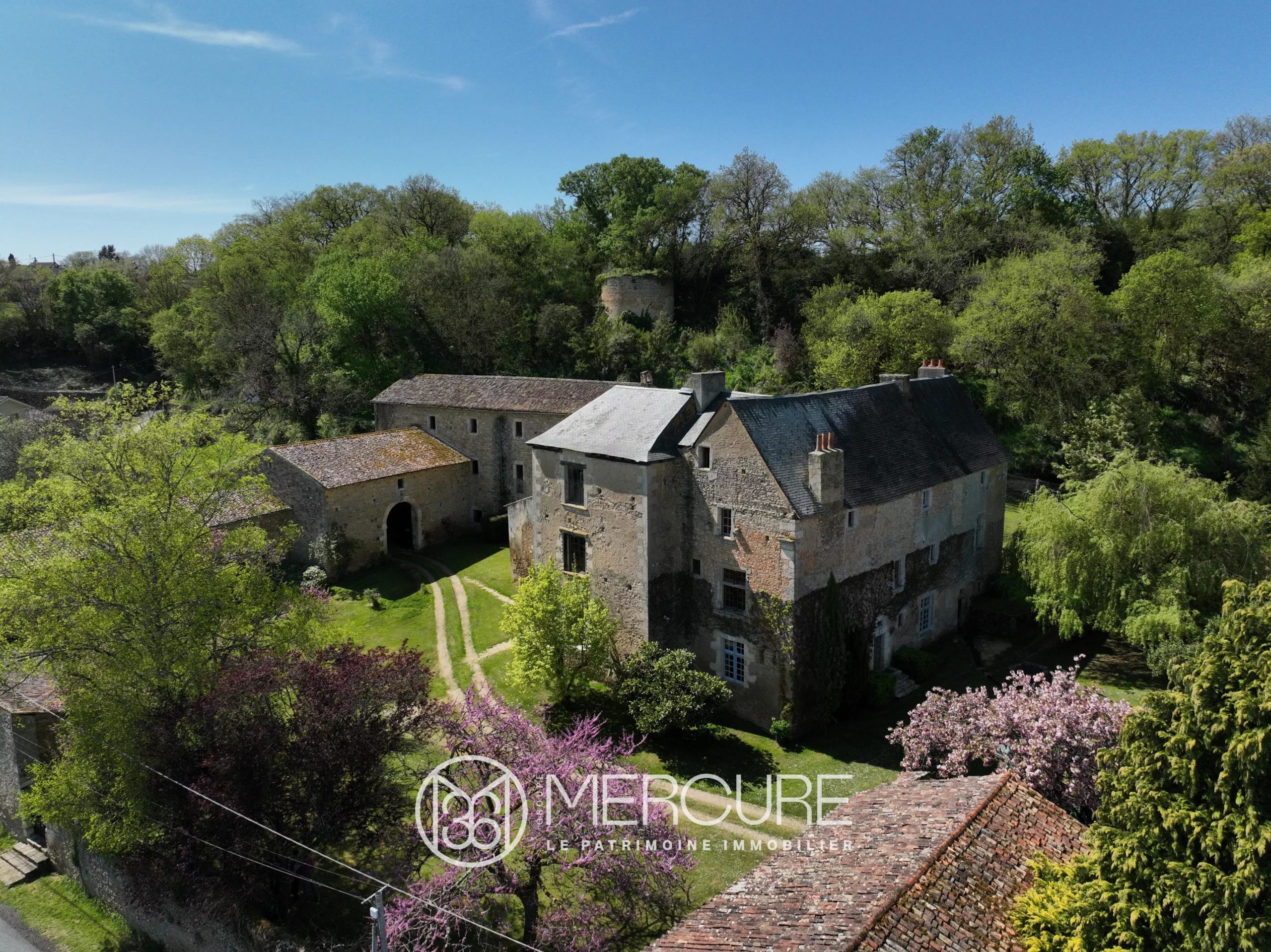CHATEAU XV-XVIEME I.M.H. AVEC SES COMMUNS - 10120po