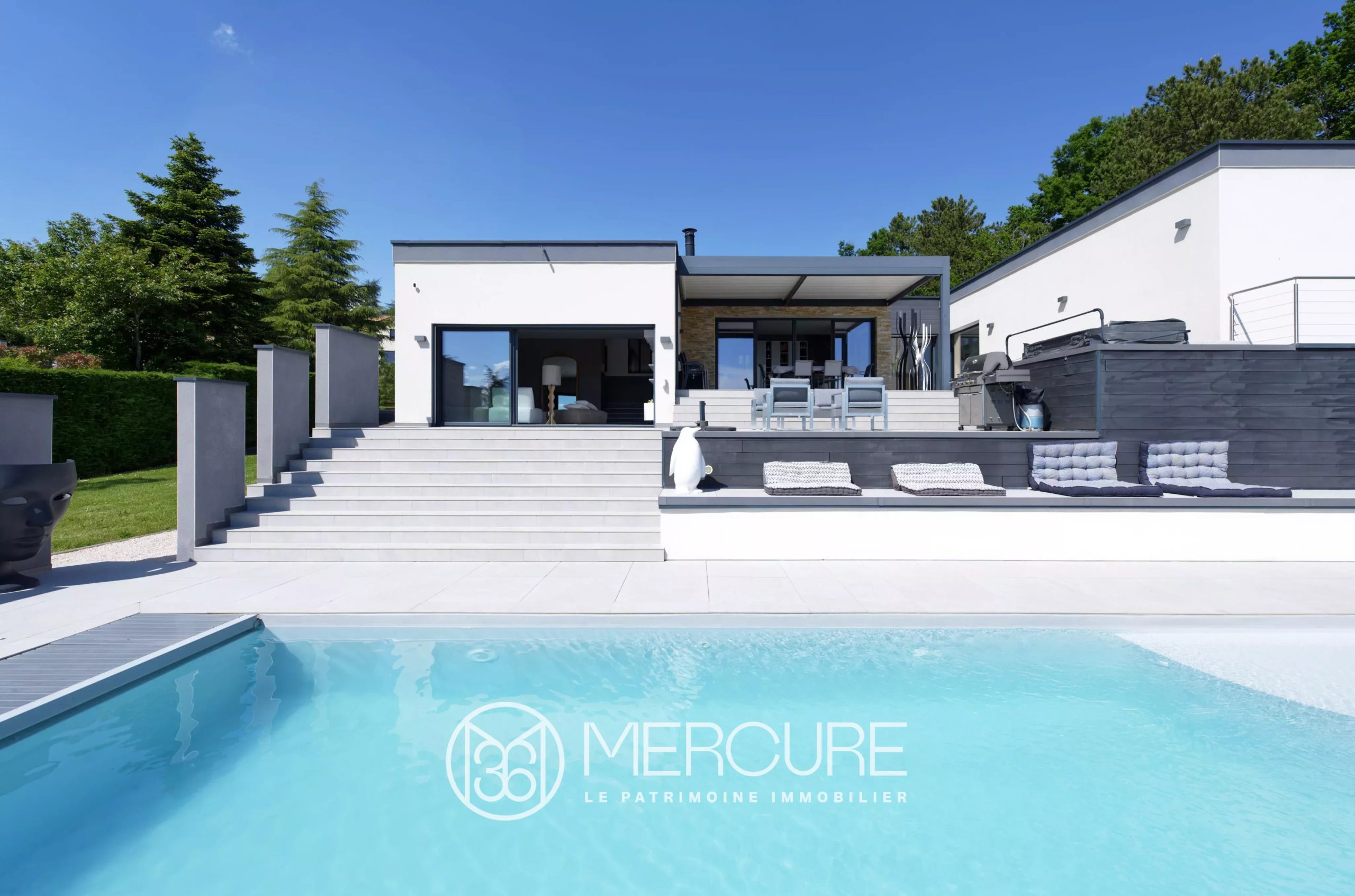 Maison d&rsquo;architecte avec vue panoramique exceptionnelle sur les vignobles et le Mont-Blanc - 21230VA