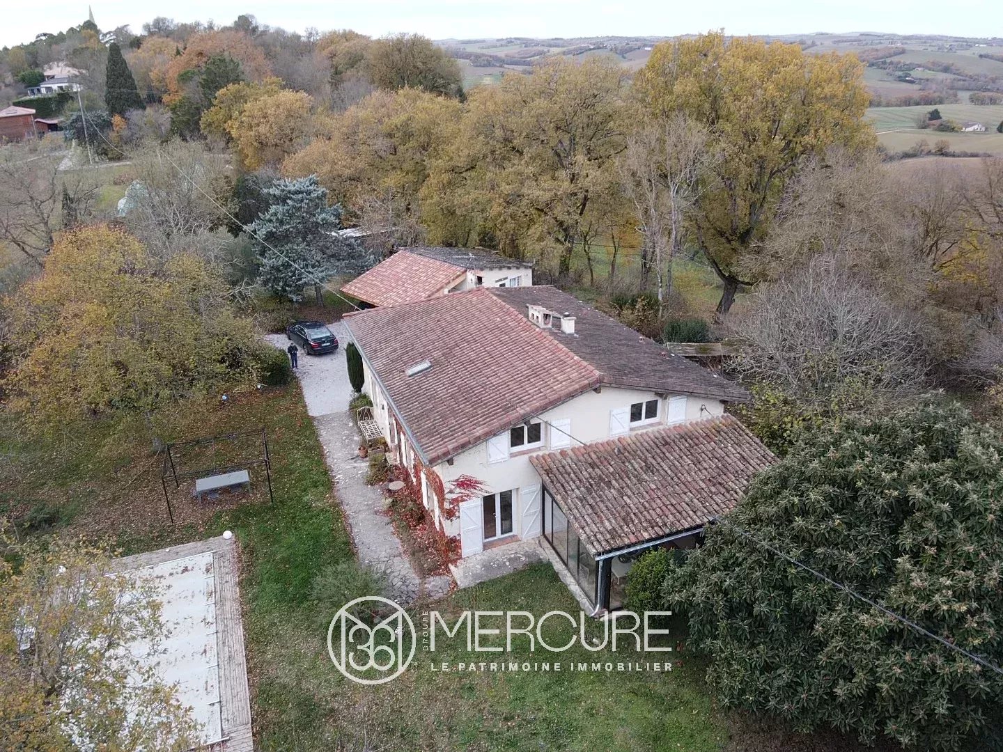 MAISON XIXè – PISCINE – VUE SUR PYRÉNÉES - 9292TS