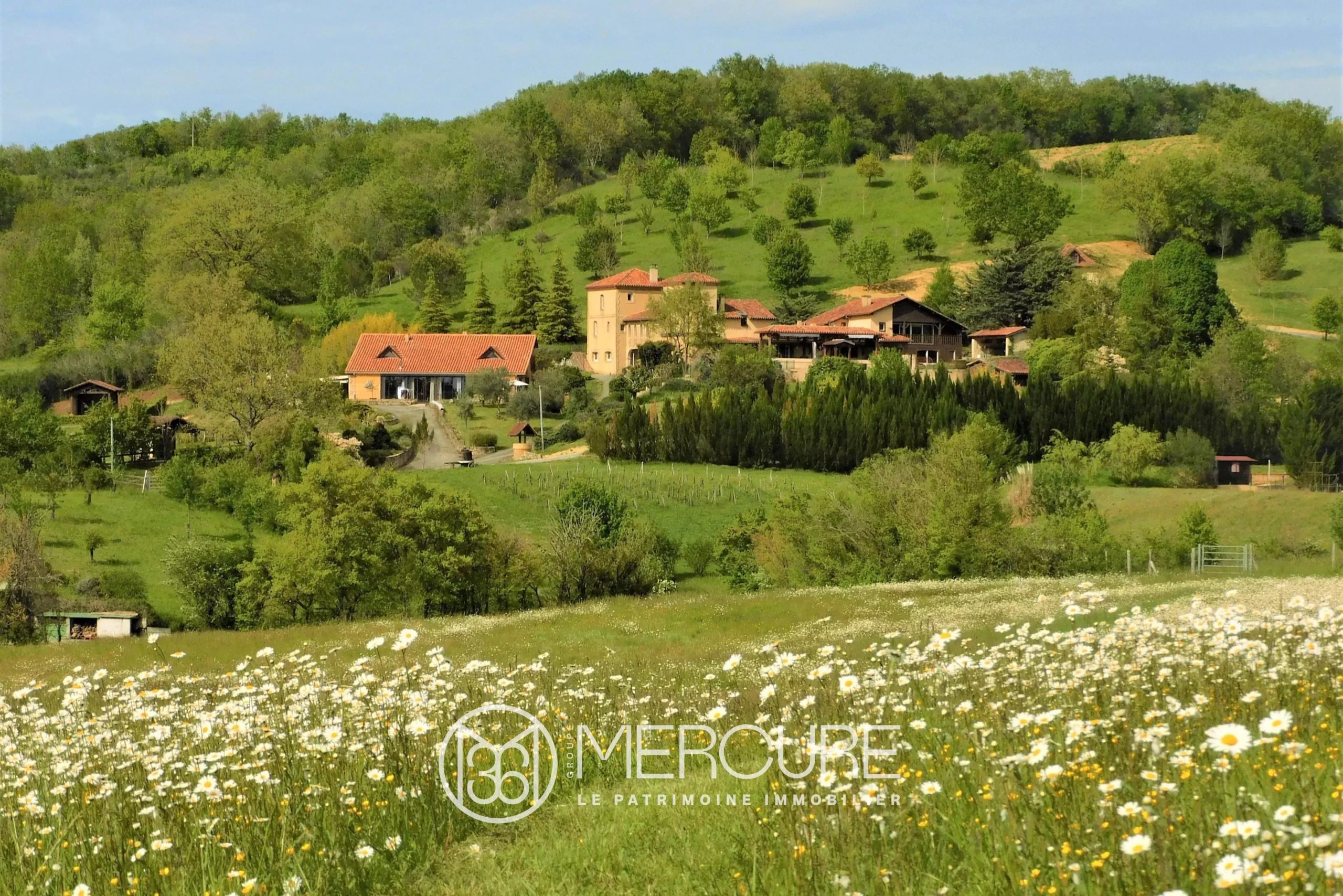 ENSEMBLE DE TROIS MAISONS AVEC LAC ET 33 HECTARES - 9273TS