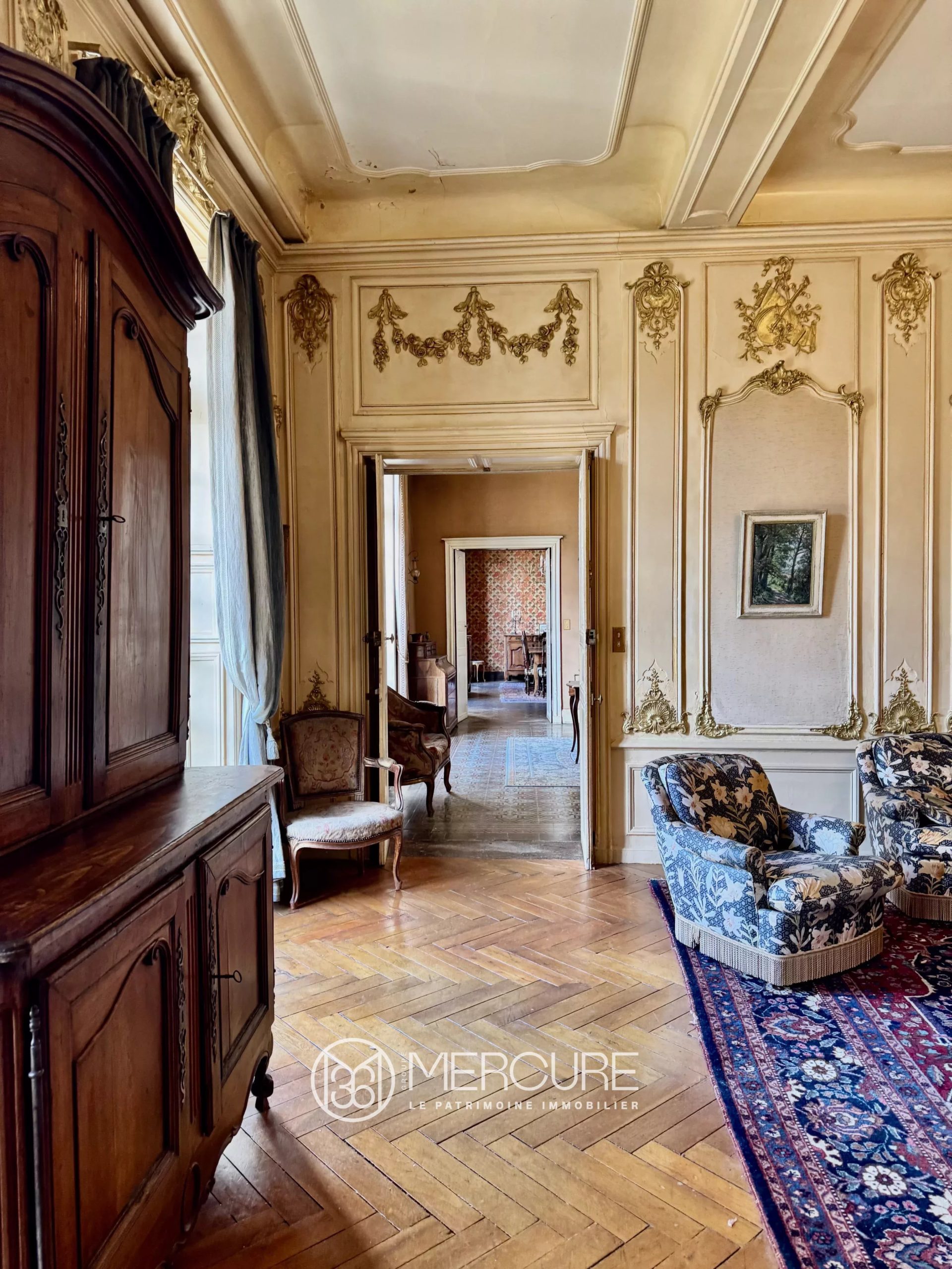 Domaine avec Château XVIème, dépendances, piscine, tennis, 10min centre RIOM - 21064AU