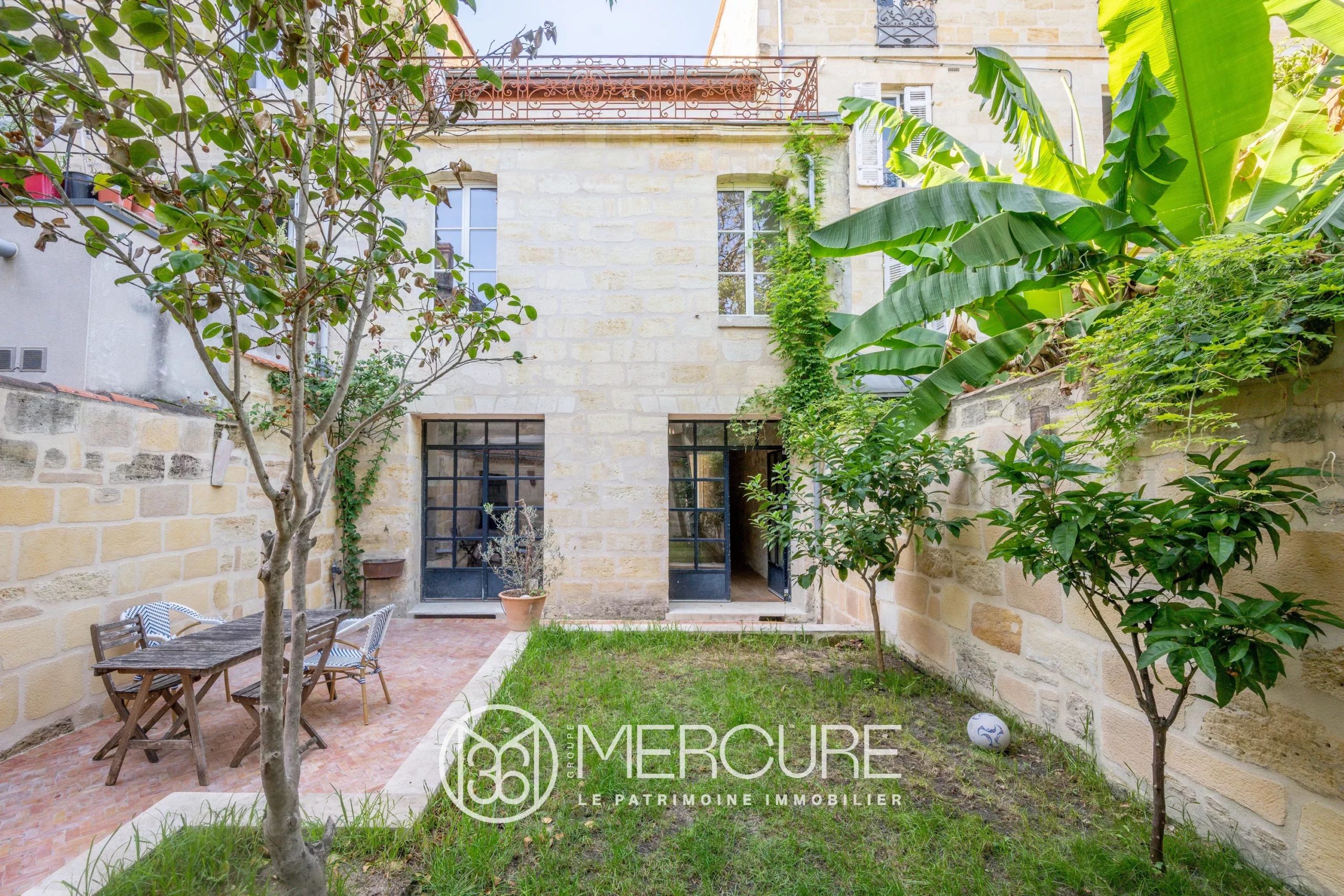 BORDEAUX TONDU – CHARMANTE  MAISON AVEC GARAGE ET JARDIN - 901069bx