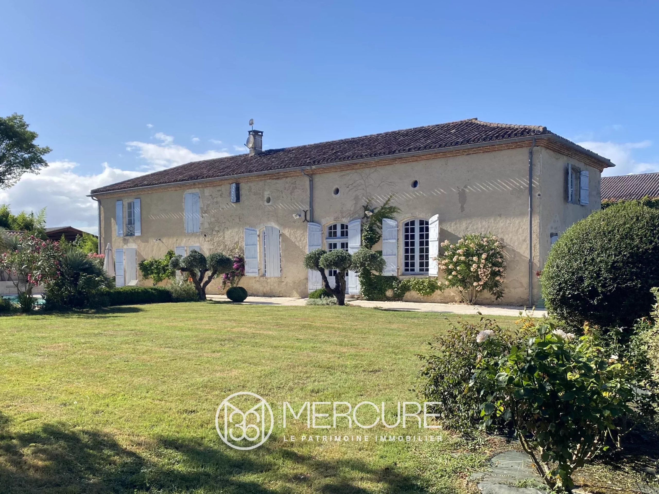 HOUSE WITH POND AND GARDEN – BETWEEN CANAL AND ORCHARDS – LOT-ET-GARONNE 47 - 901063bx