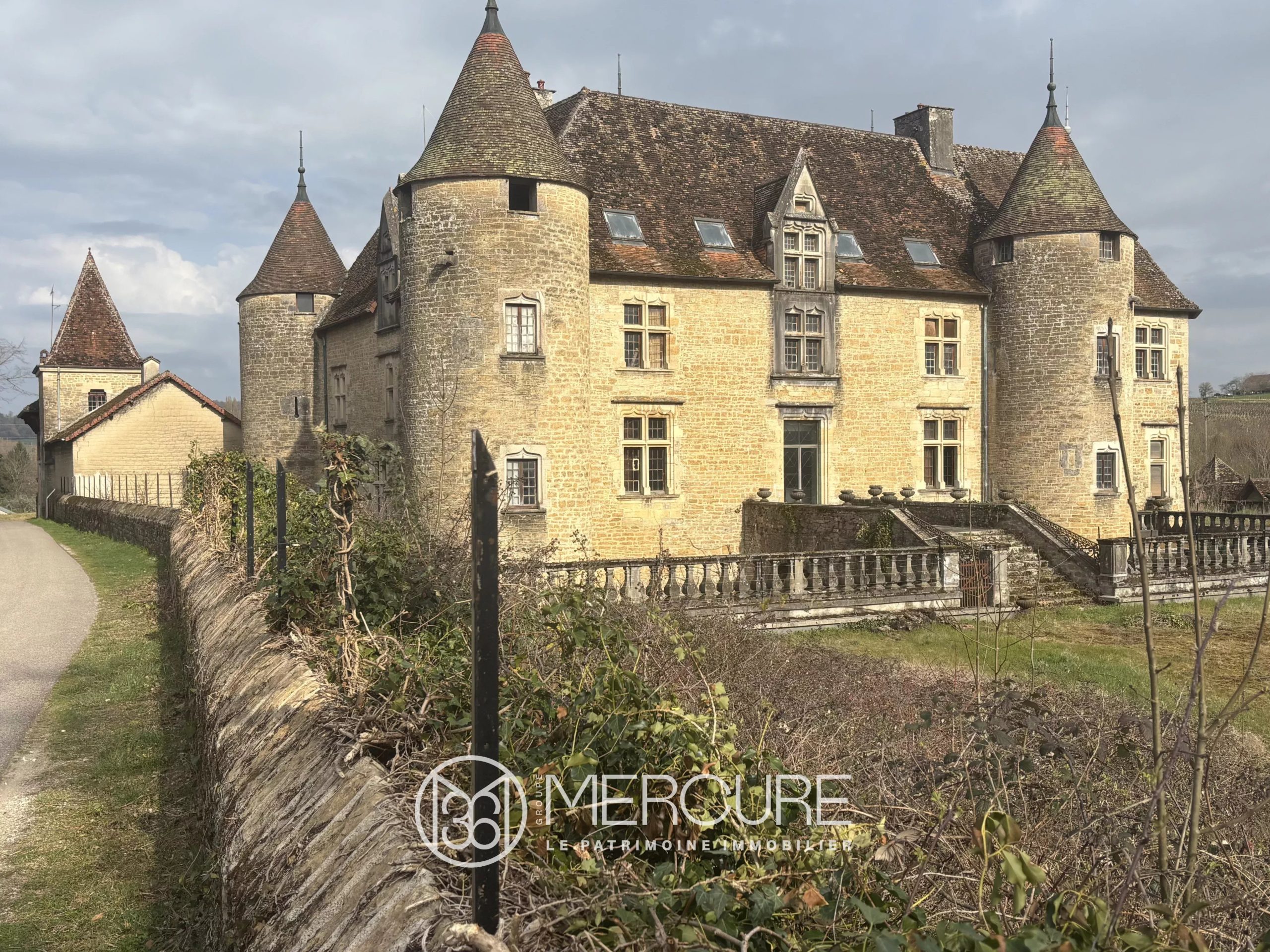 Chateau XVeme région viticole franche-comté - 21574CP