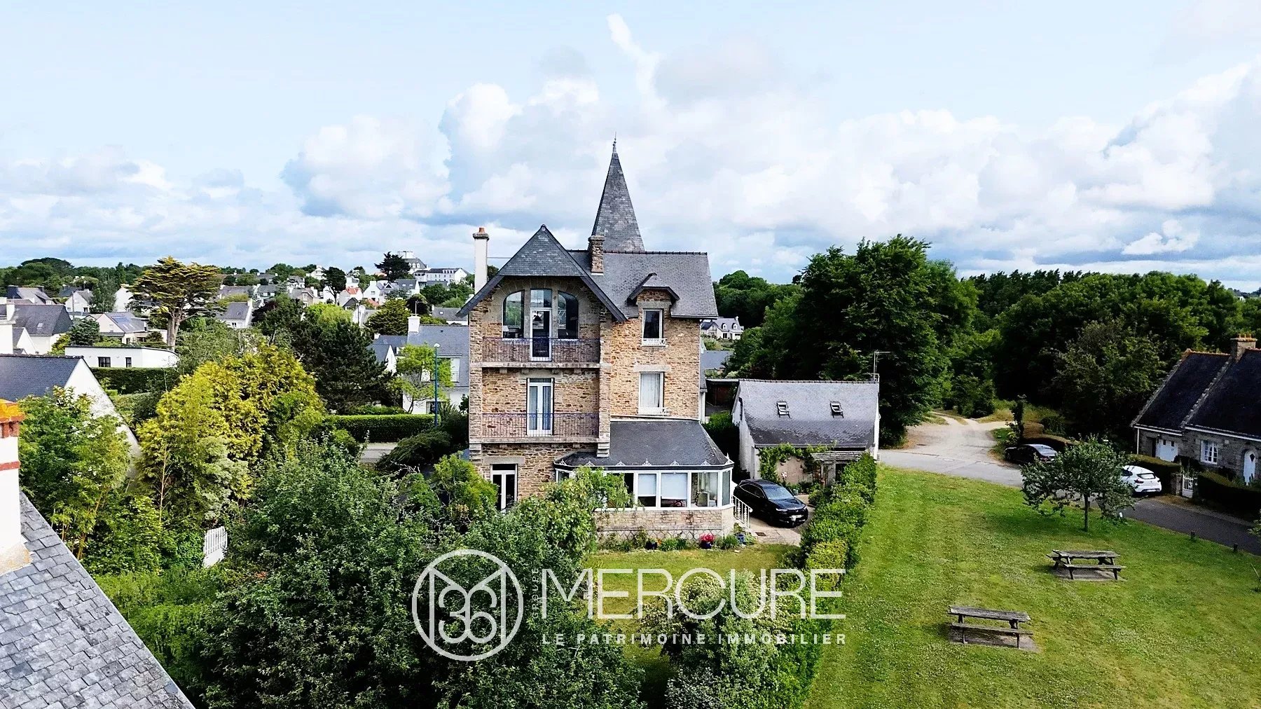 Bretagne sud, Villa bord de mer début de siècle au Pouldu - 21278BR